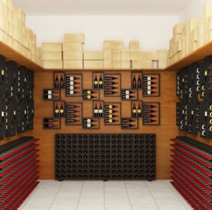 Professionals appraising wine cellar inventory with real-time data, valuation and aging advice
